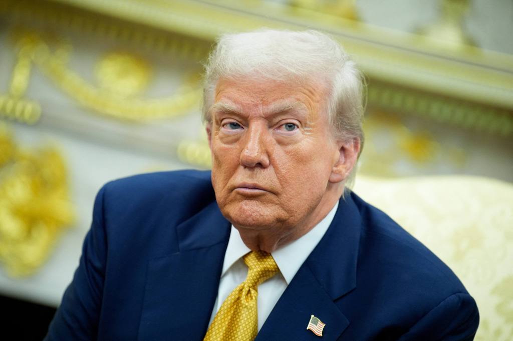President Donald Trump in the Oval Office.
