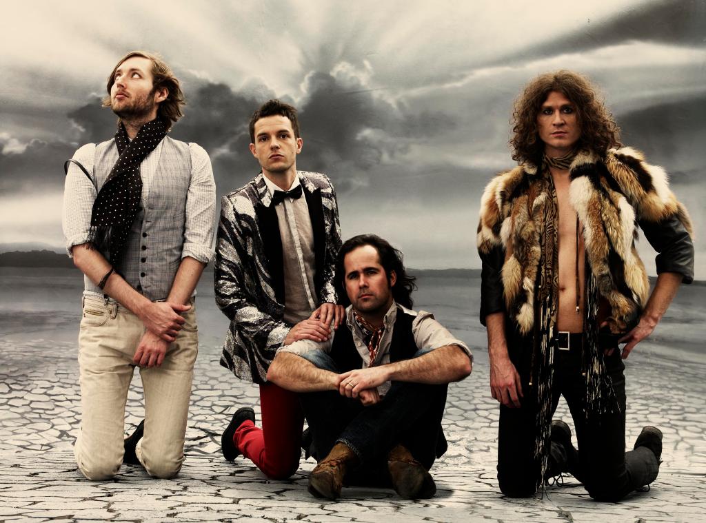 Promotional photo of The Killers band.