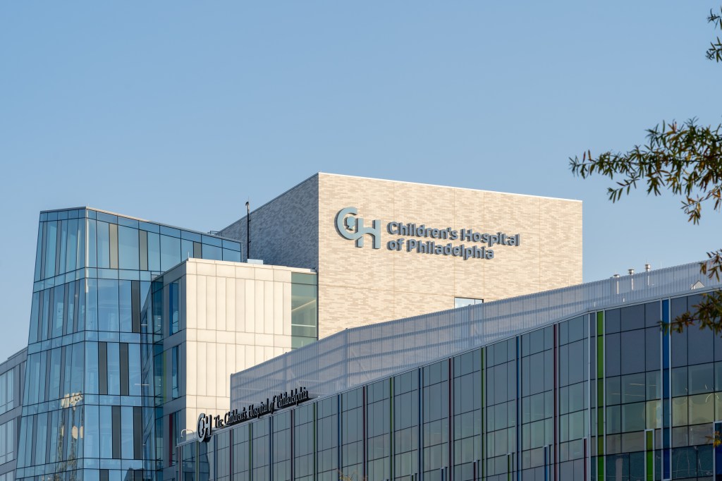 Children's Hospital of Philadelphia building in King of Prussia, Pennsylvania.