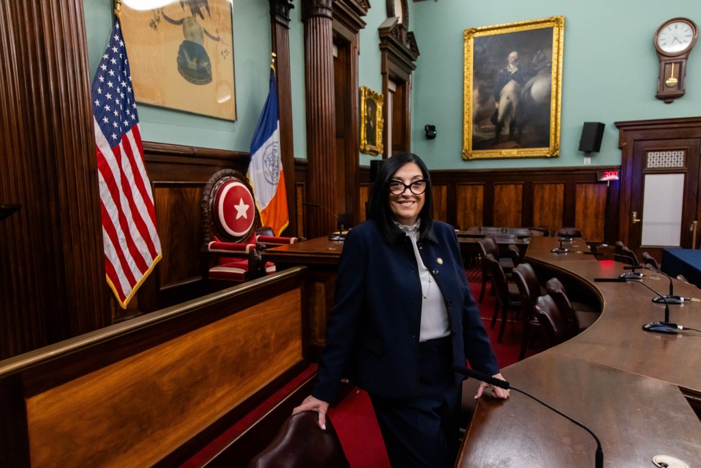 Queens Council Member Joann Ariola in City Hall.