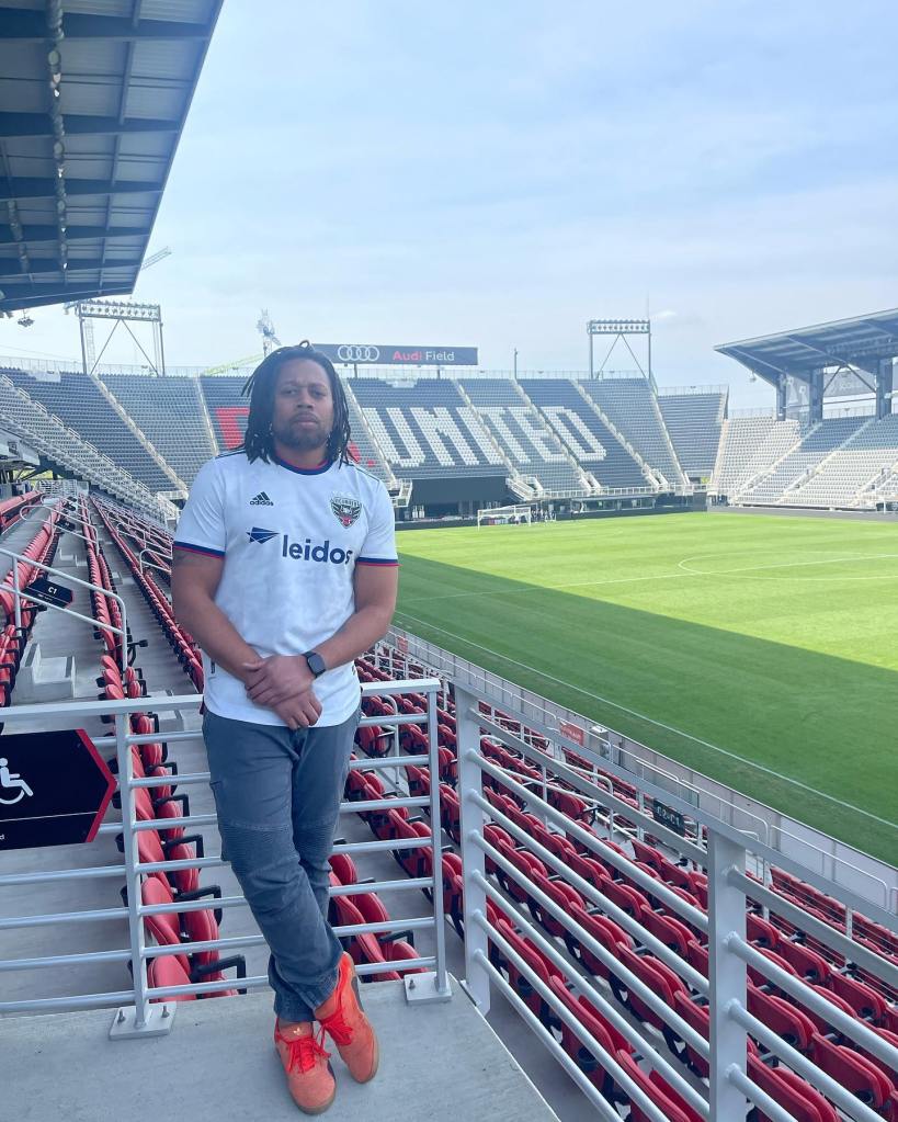 Cedric D. Shine at Audi Field.