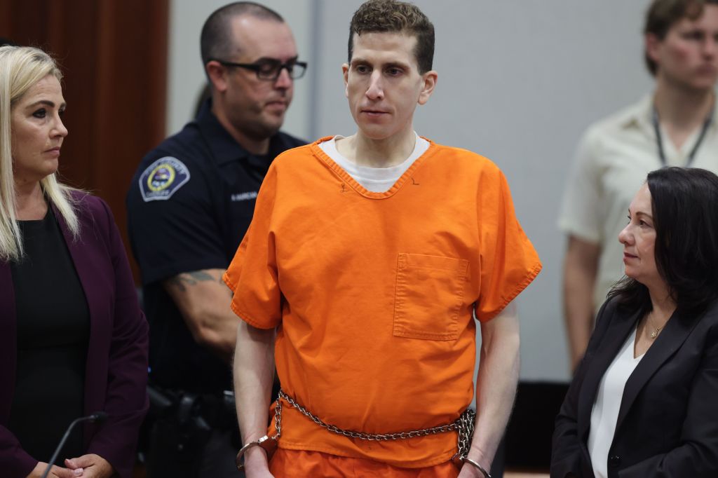 Bryan Kohberger at his sentencing hearing.