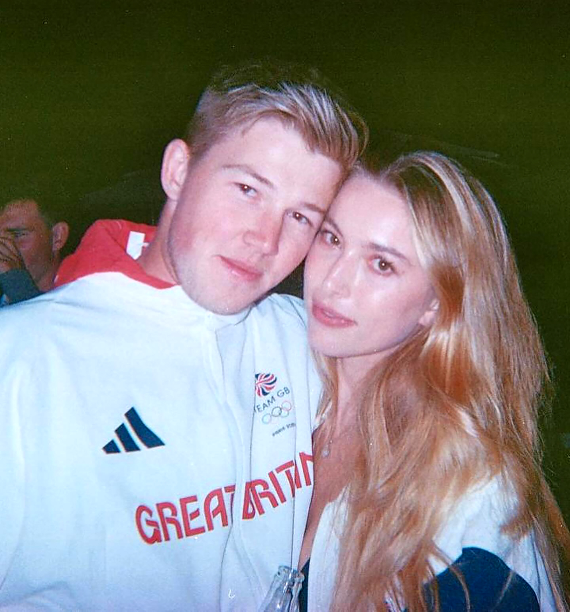Eve Jobs and Harry Charles in an informal photo. 