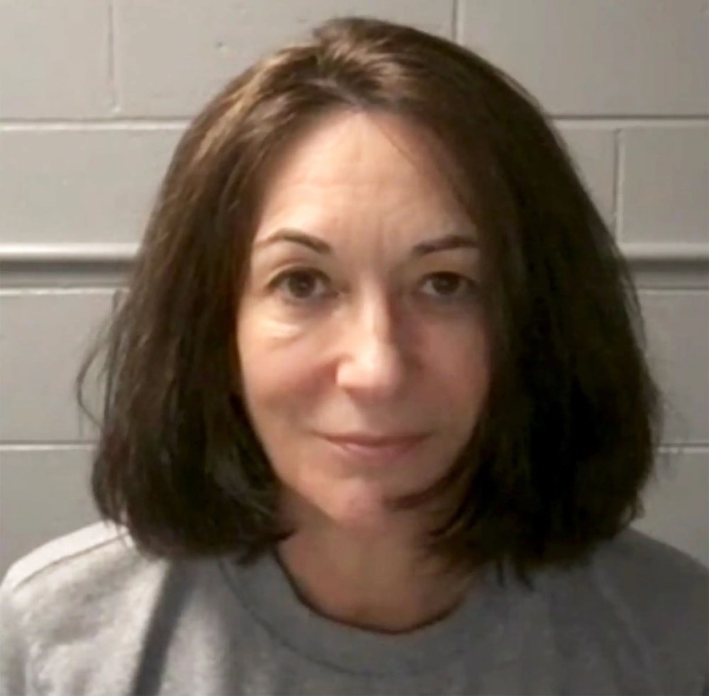 Mugshot of Ghislaine Maxwell.
