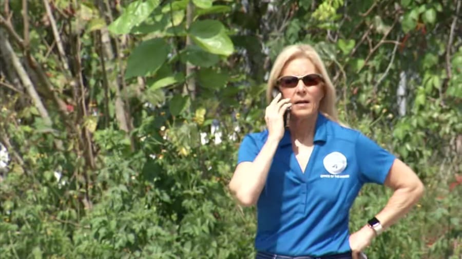 Jacksonville Mayor Donna Deegan after an incident in August 2023.