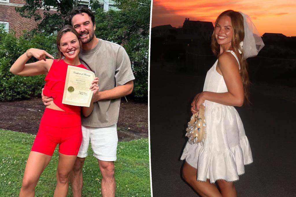 Former ‘Bachelorette’ Hannah Brown marries Adam Woolard in ‘timeless’ wedding in France