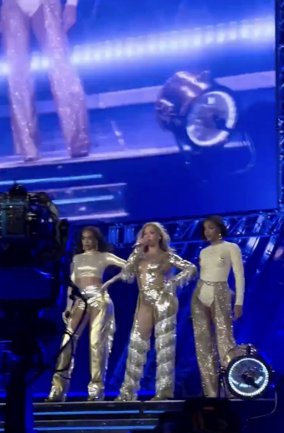 Destiny's Child performing in 2025
