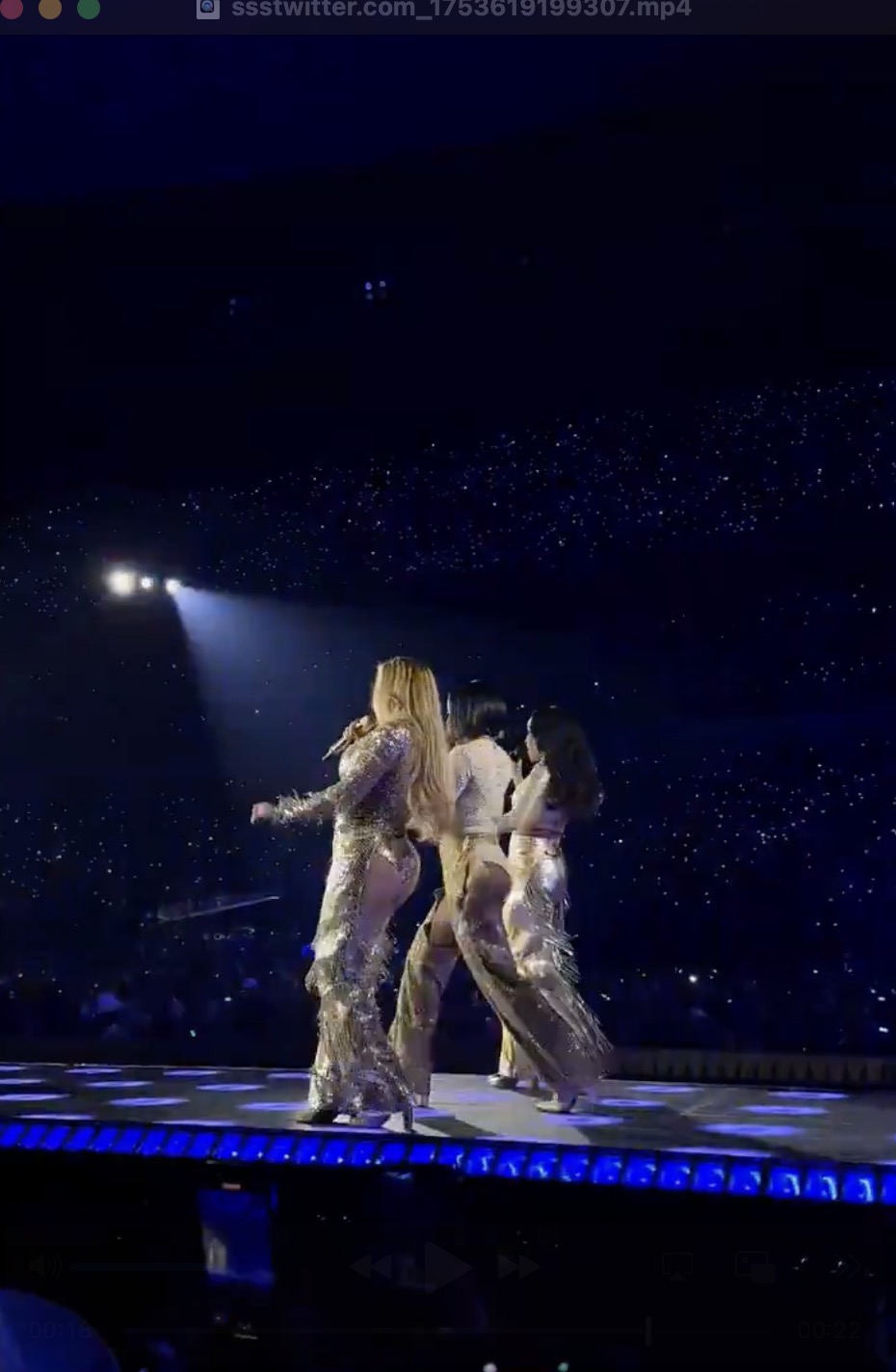 Destiny's Child performing in 2025