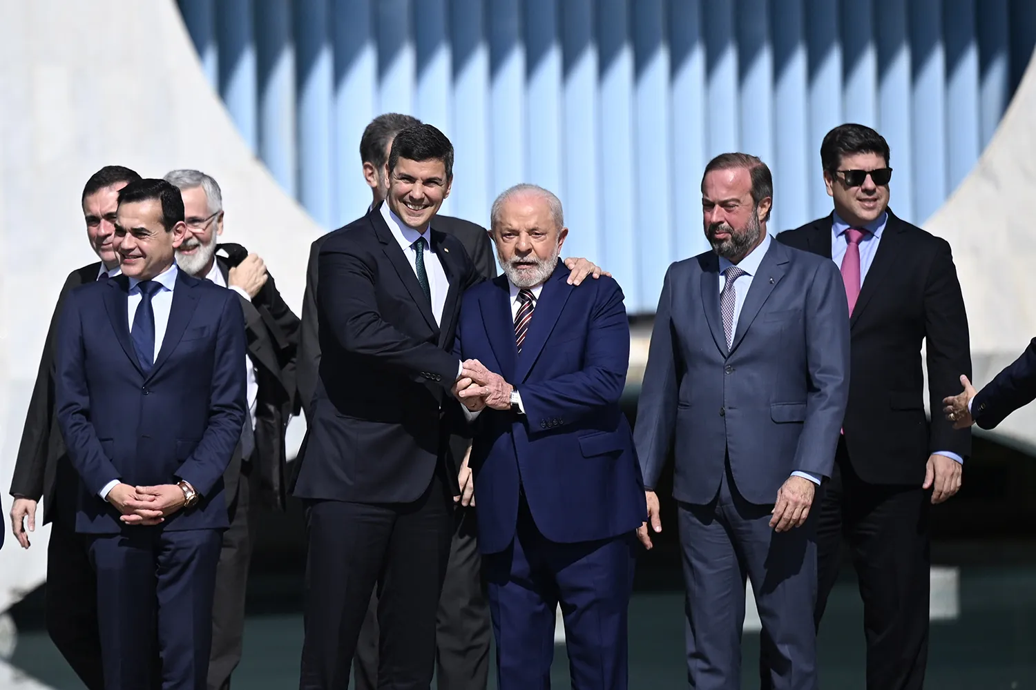 A group of men in suits.