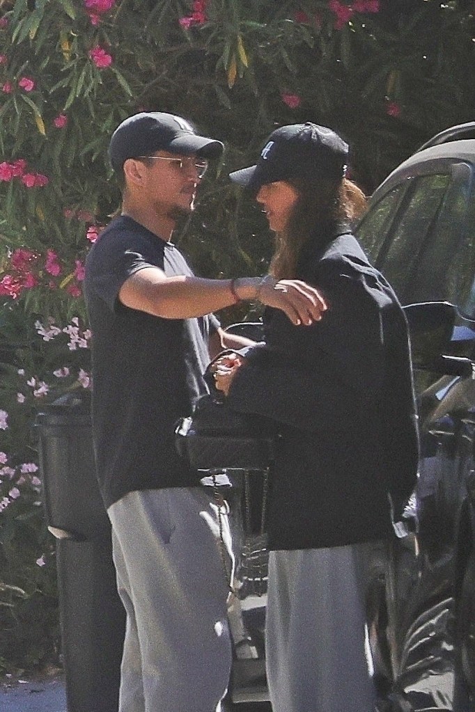 Jessica Alba and Danny Ramirez, passionately kissed outside of the latter's Los Angeles home on Friday.