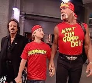 Hulk Hogan and his son, Nick Hogan.