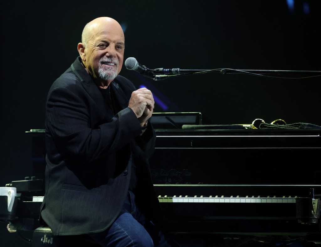Billy Joel performs at Allegiant Stadium on November 09, 2024 in Las Vegas, Nevada.