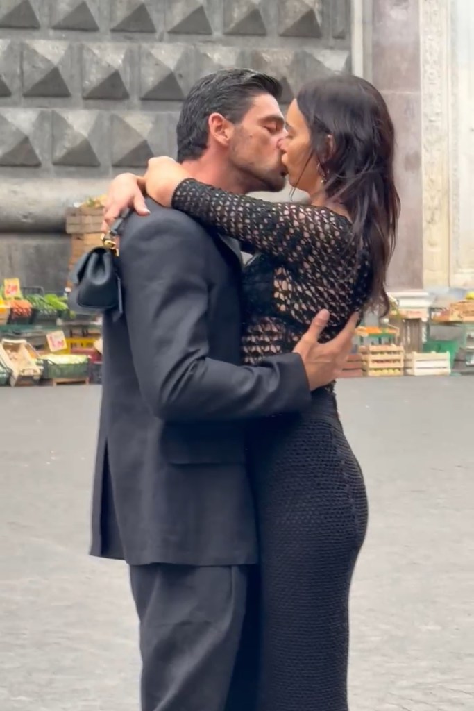 Irina Shayk and Michele Morrone make out in Napoli, Italy, for Dolce & Gabbana campaign