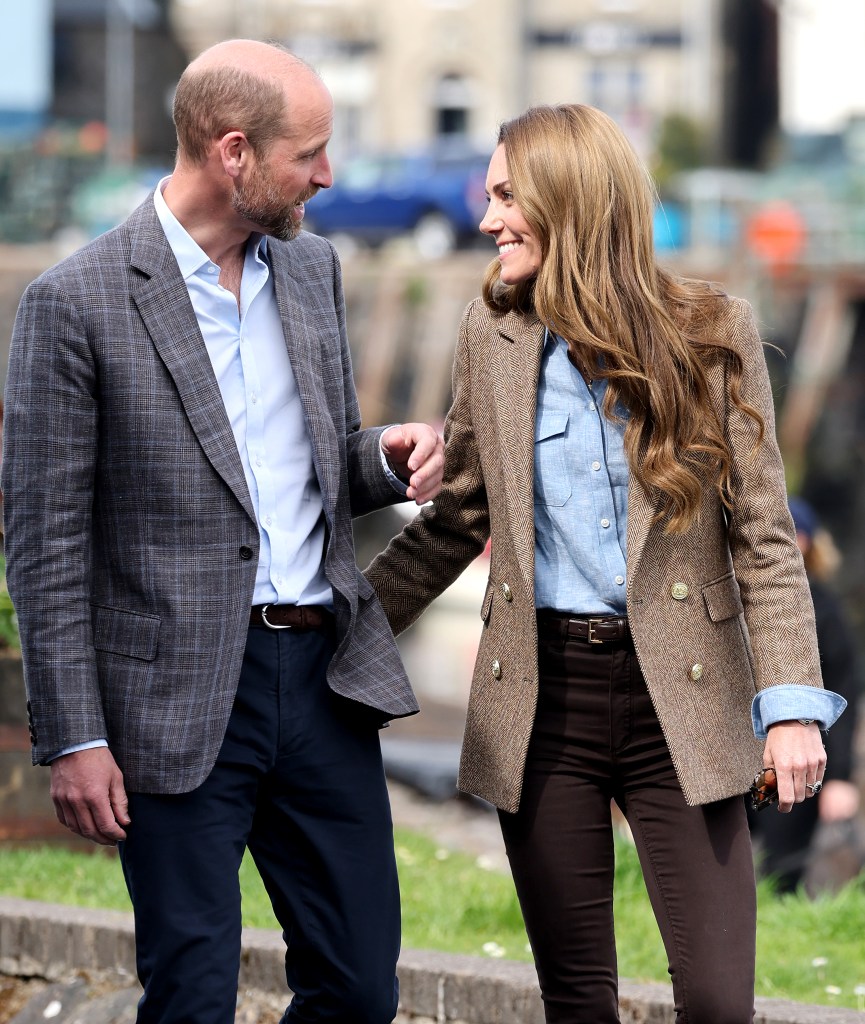Prince William and Kate Middleton in April 2025