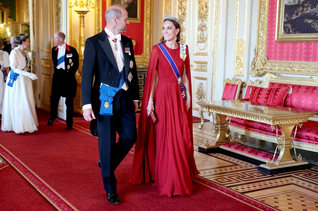 Prince William and Kate Middleton in July 2025