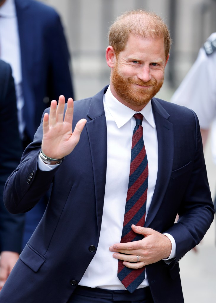 Prince Harry in April. 