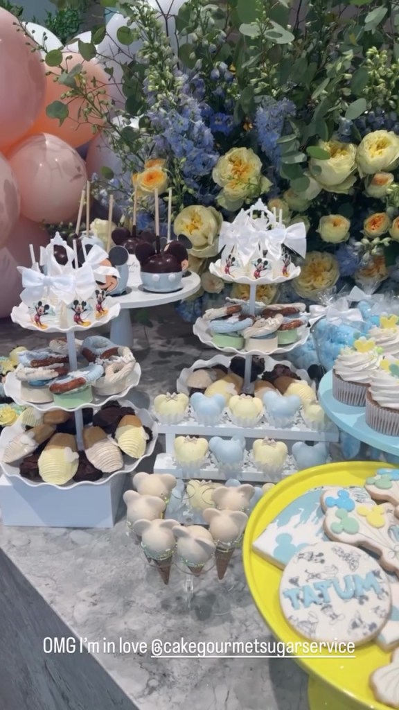 Khloe Kardashian - Instagram Stories of the Disney party for her son Tatum's 3rd birthday