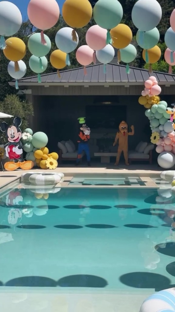 Khloe Kardashian - Instagram Stories of the Disney party for her son Tatum's 3rd birthday