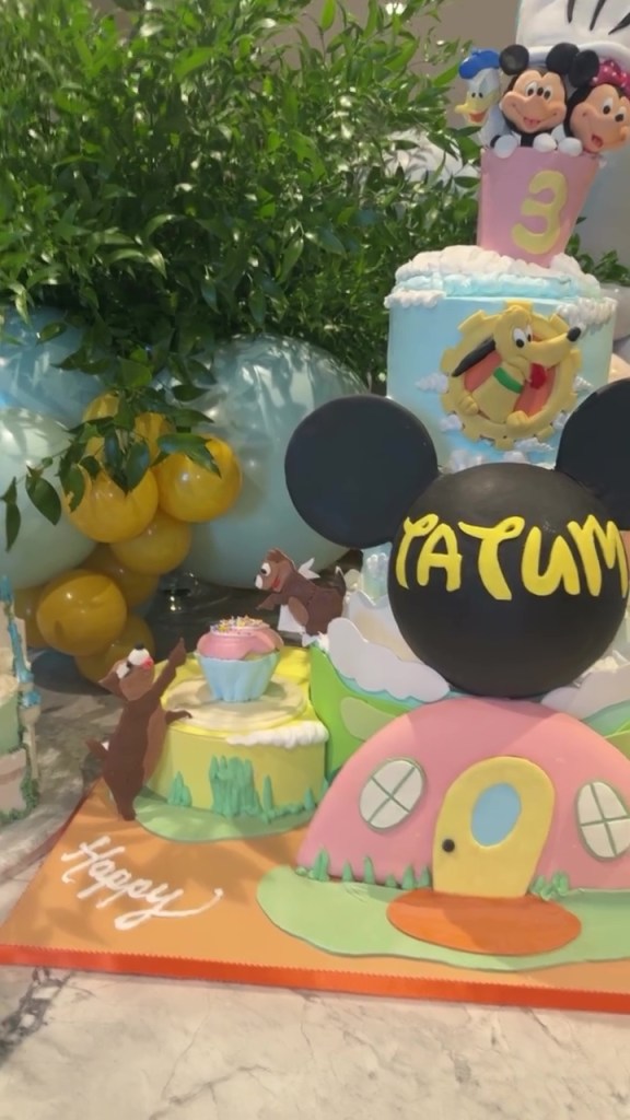 Khloe Kardashian - Instagram Stories of the Disney party for her son Tatum's 3rd birthday