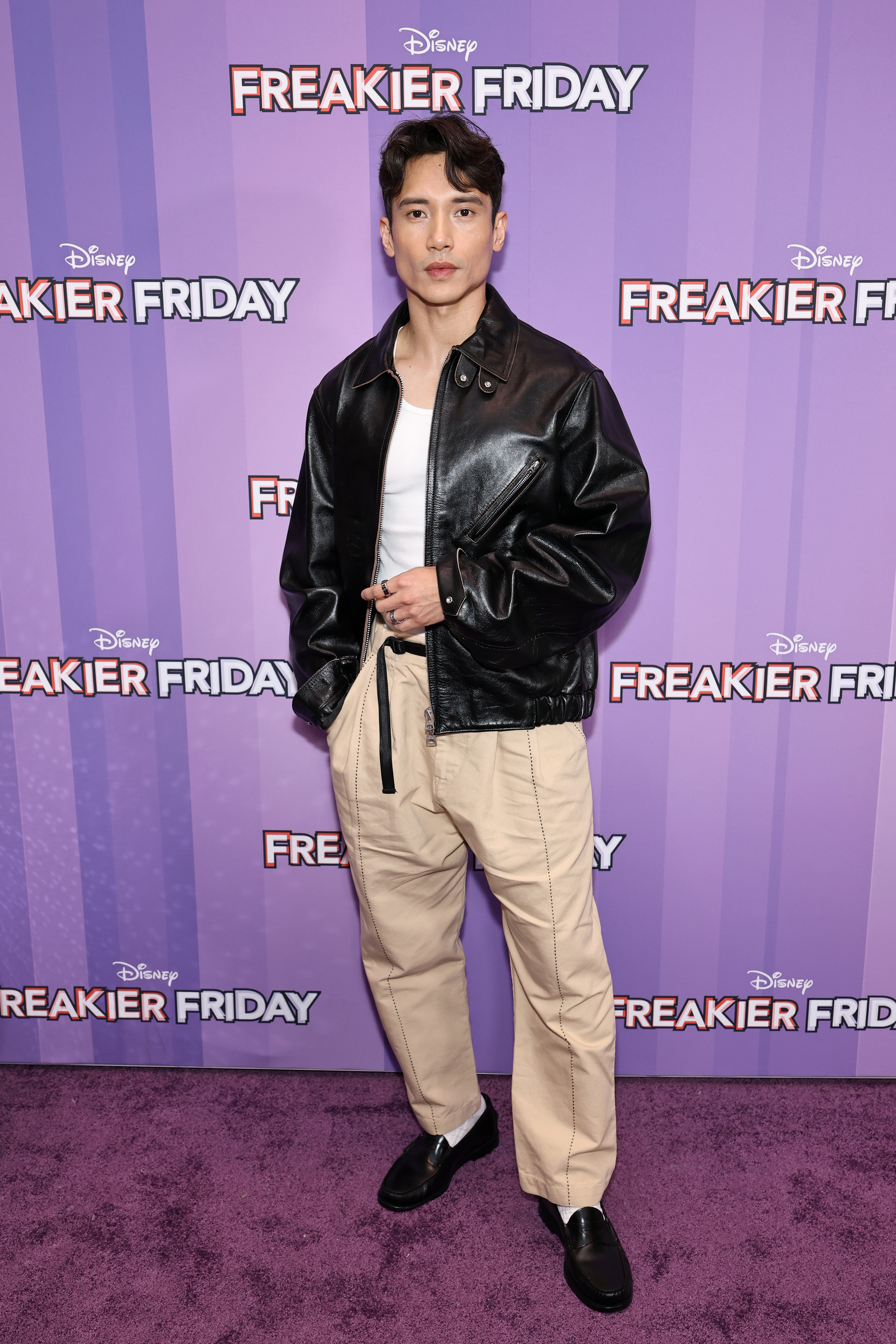 Manny Jacinto attends the 'Freakier Friday' special screening