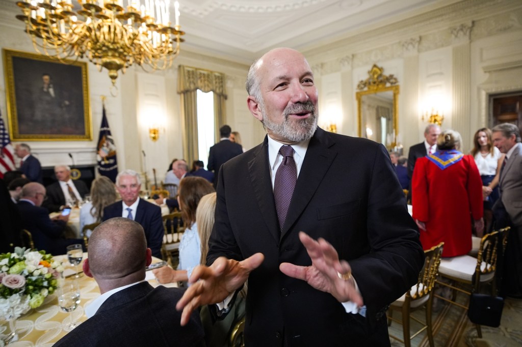 Howard Lutnick at the White House Faith Office Luncheon.