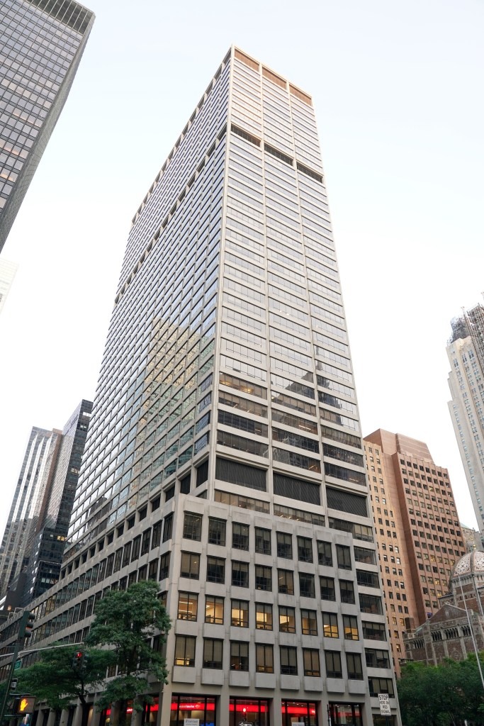 A general view of 345 Park Avenue in New York