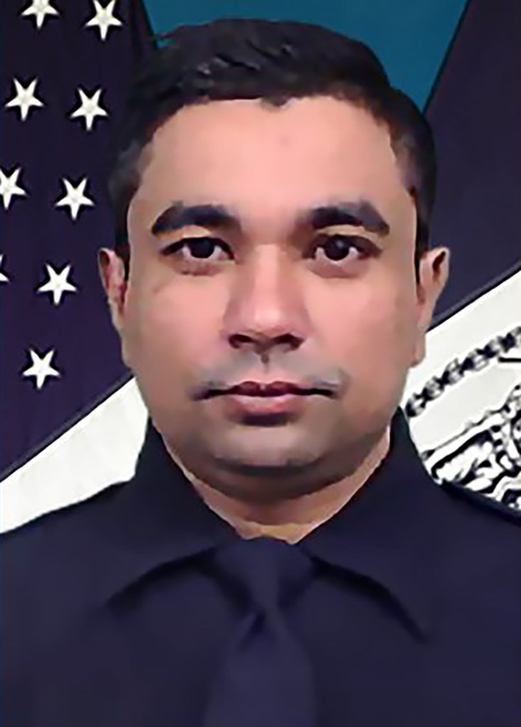 Headshot of Didarul Islam, the NYPD officer killed by Shane Devon Tamura.