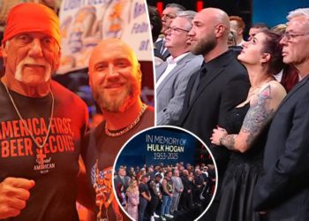 Hulk Hogan’s son, Nick, gets emotional during WWE ‘Monday Night Raw’ tribute to late wrestler