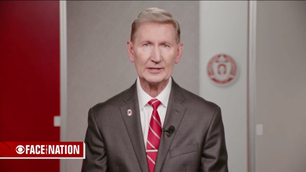 Ohio State President Ted Carter on Face the Nation.