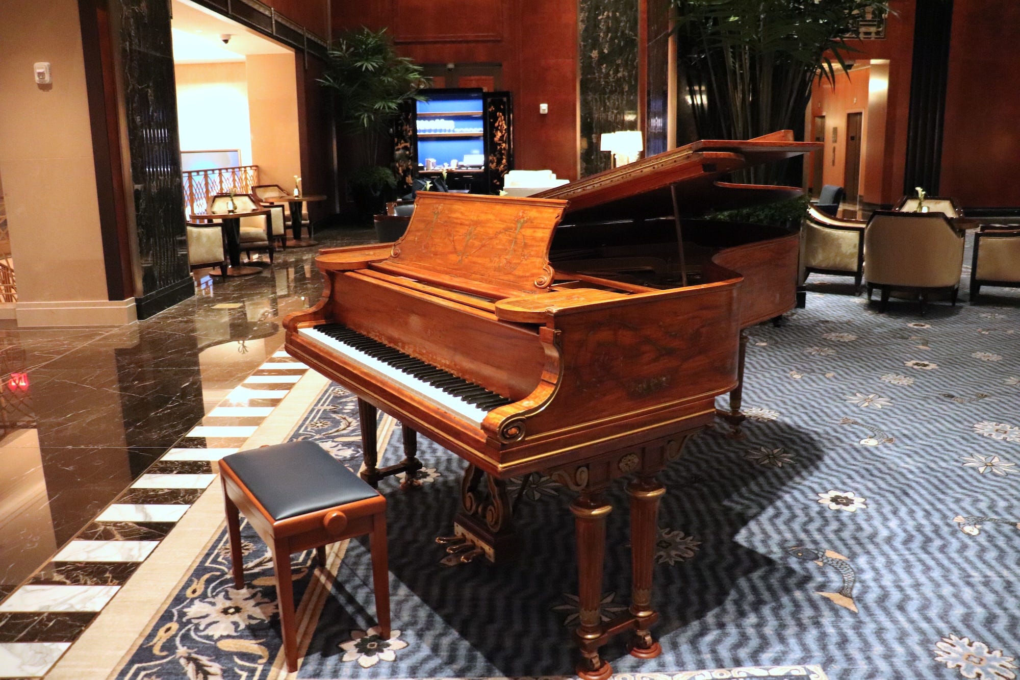 Cole Porter's piano at the Waldorf Astoria New York.