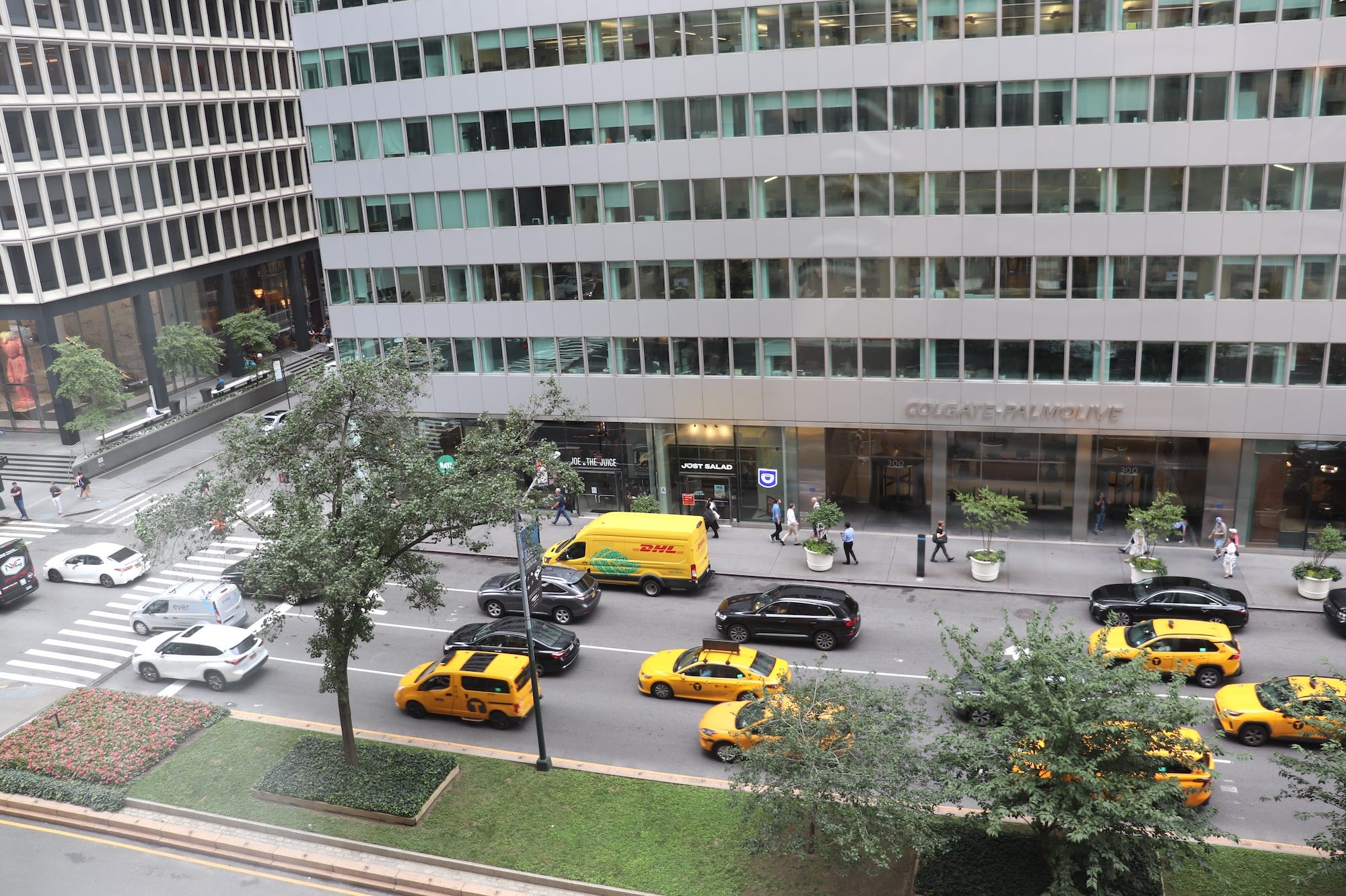 The view from a suite at the Waldorf Astoria New York.