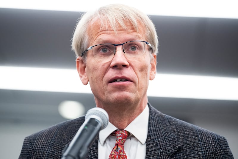 Dr. Martin Kulldorff speaks during a roundtable discussion with members of the House Freedom Caucus on the COVID-19 pandemic at The Heritage Foundation on Thursday, November 10, 2022.