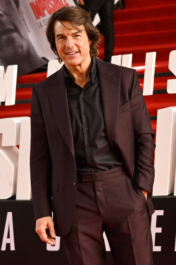 Tom Cruise attends the red carpet for Mission: Impossible - The Final Reckoning Mexico City film Premiere at Auditorio Nacional.