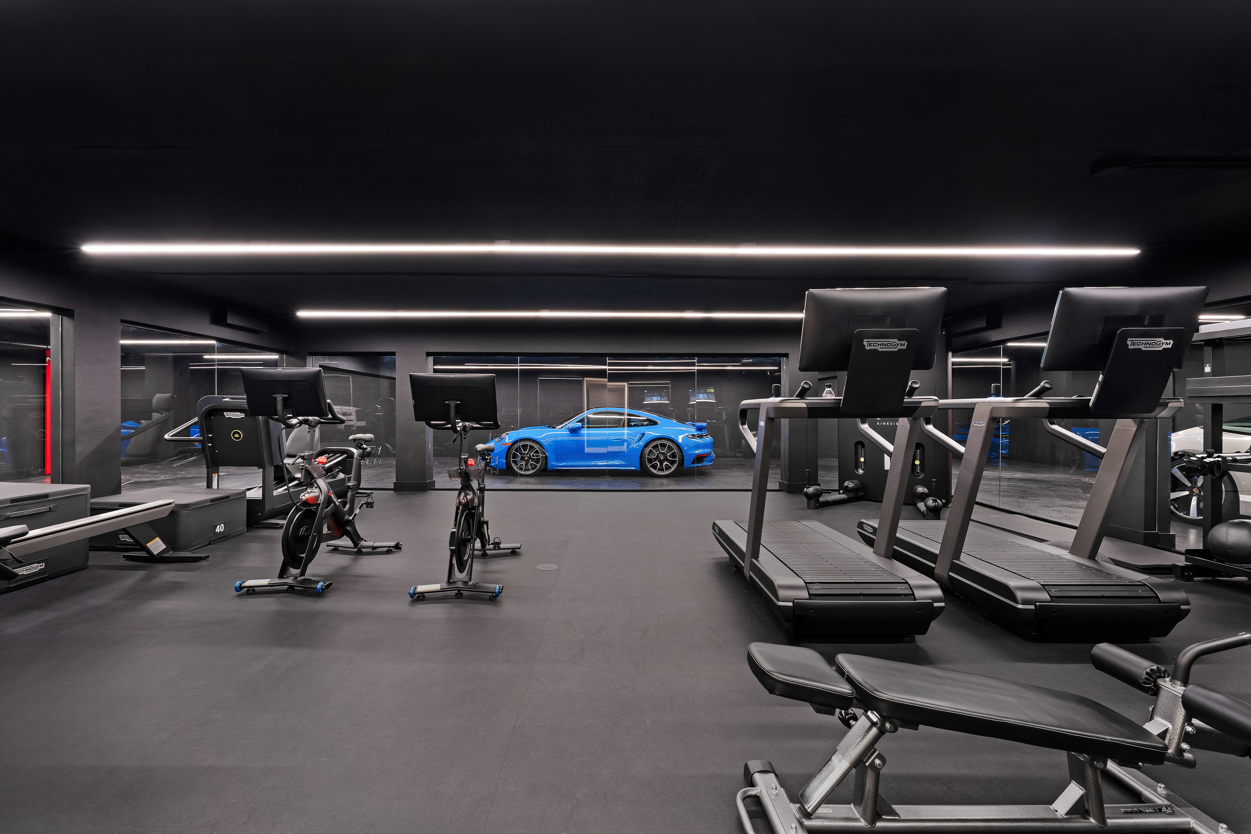 gym and garage
