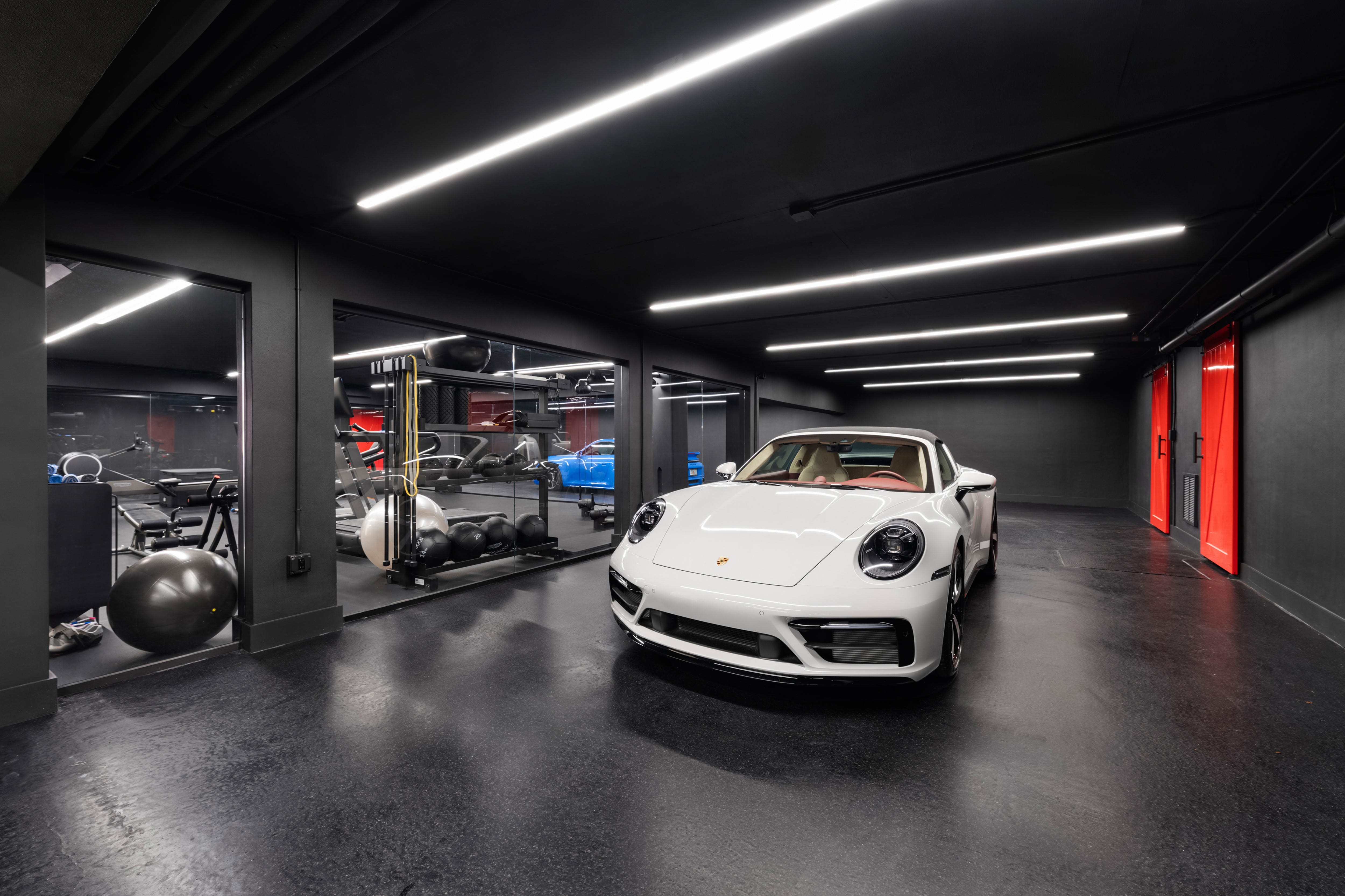 garage and gym