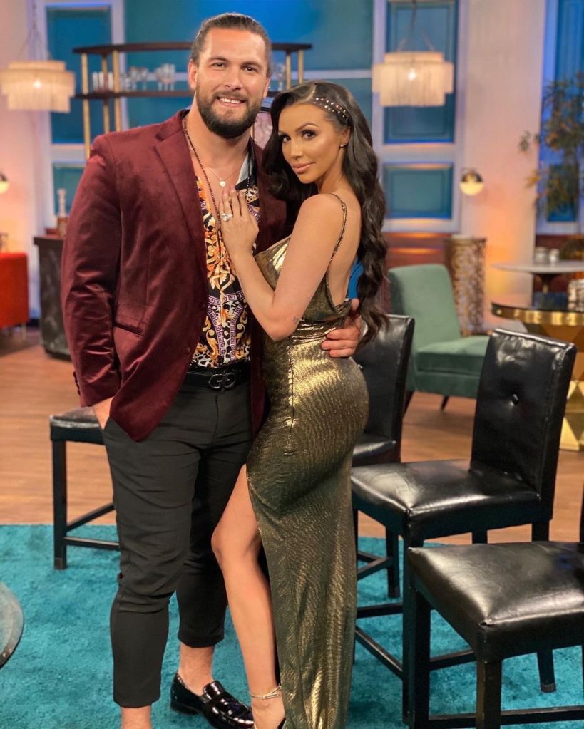 Brock Davies and Scheana Shay