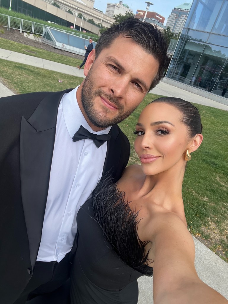 Brock Davies and Scheana Shay
