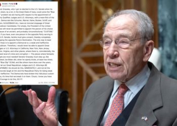 Trump tells Sen. Chuck Grassley to ‘step up,’ get rid of ‘ridiculous custom’ holding up judicial appointments