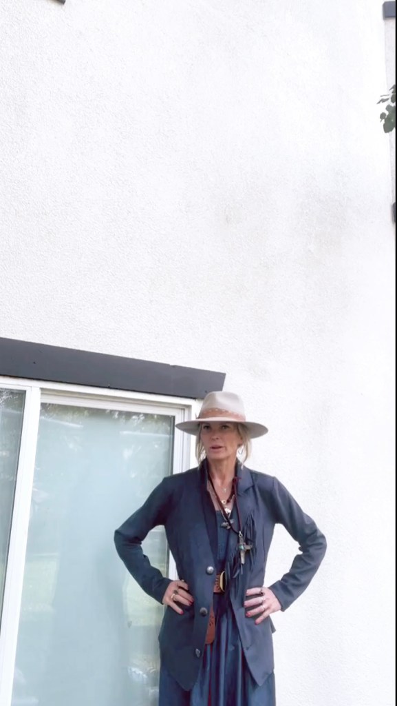 Kelley Wolf attempting to enter her home in Park City, Utah.
