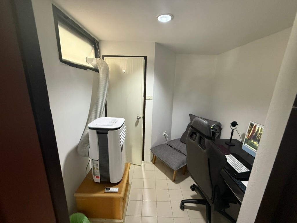 home office in bangkok apartment