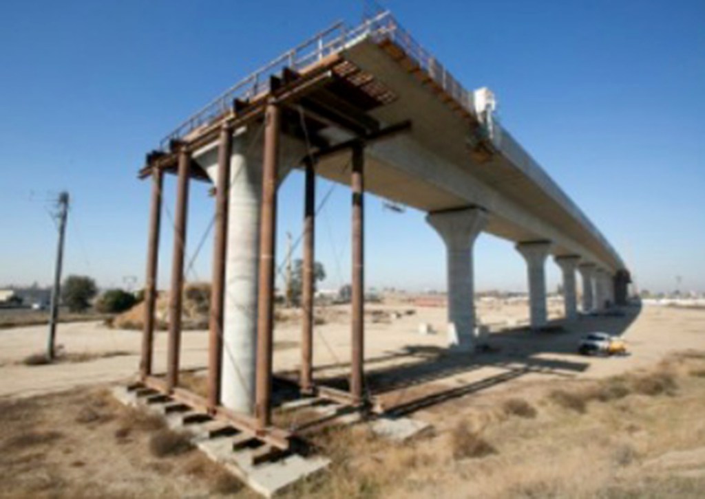 California Rail Project under construction.
