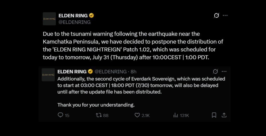 FromSoftware Announces Elden Ring Nightreign Patch Delay