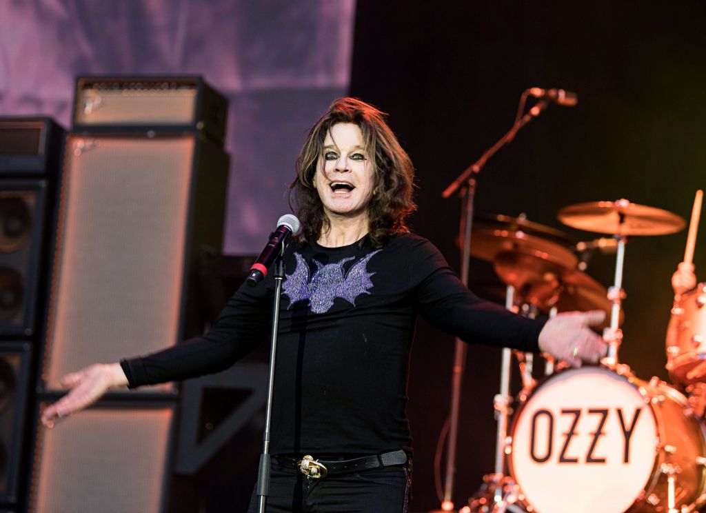 Ozzy Osbourne at the Download Festival.