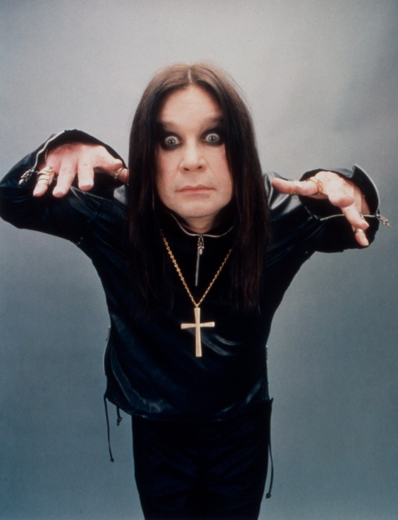 Ozzy Osbourne poses for a photo.
