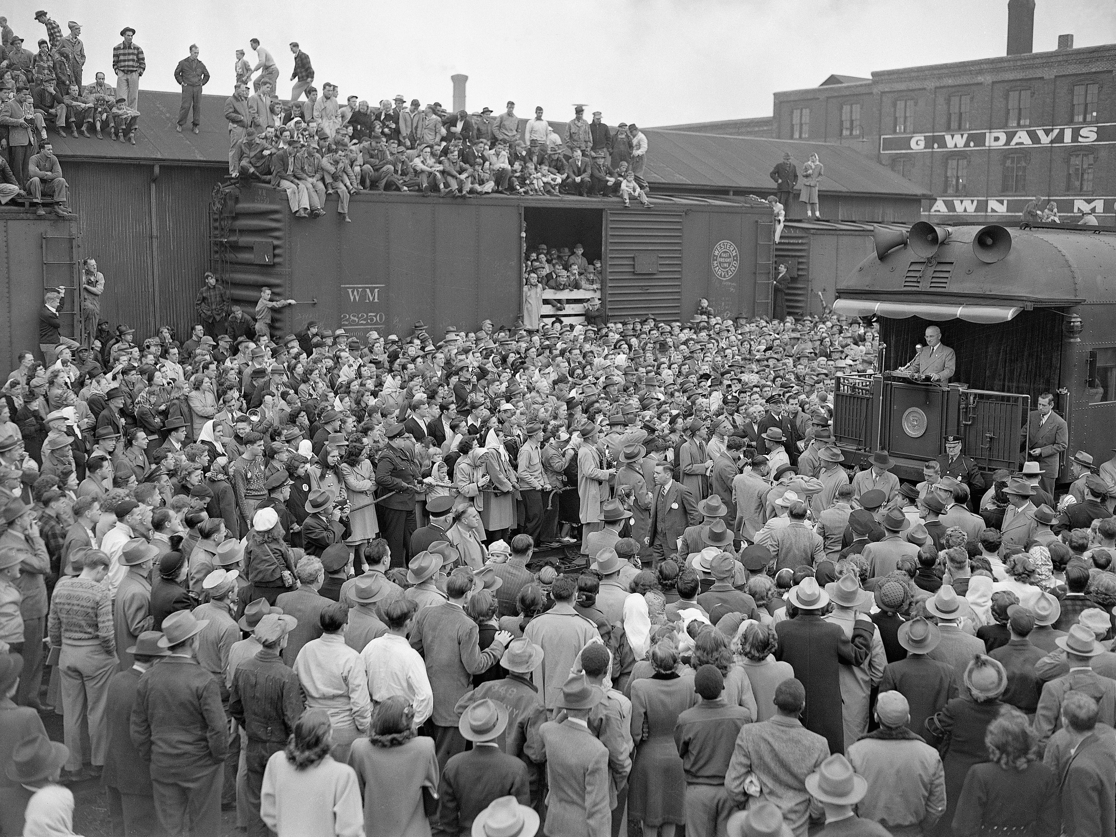 truman presidential train car