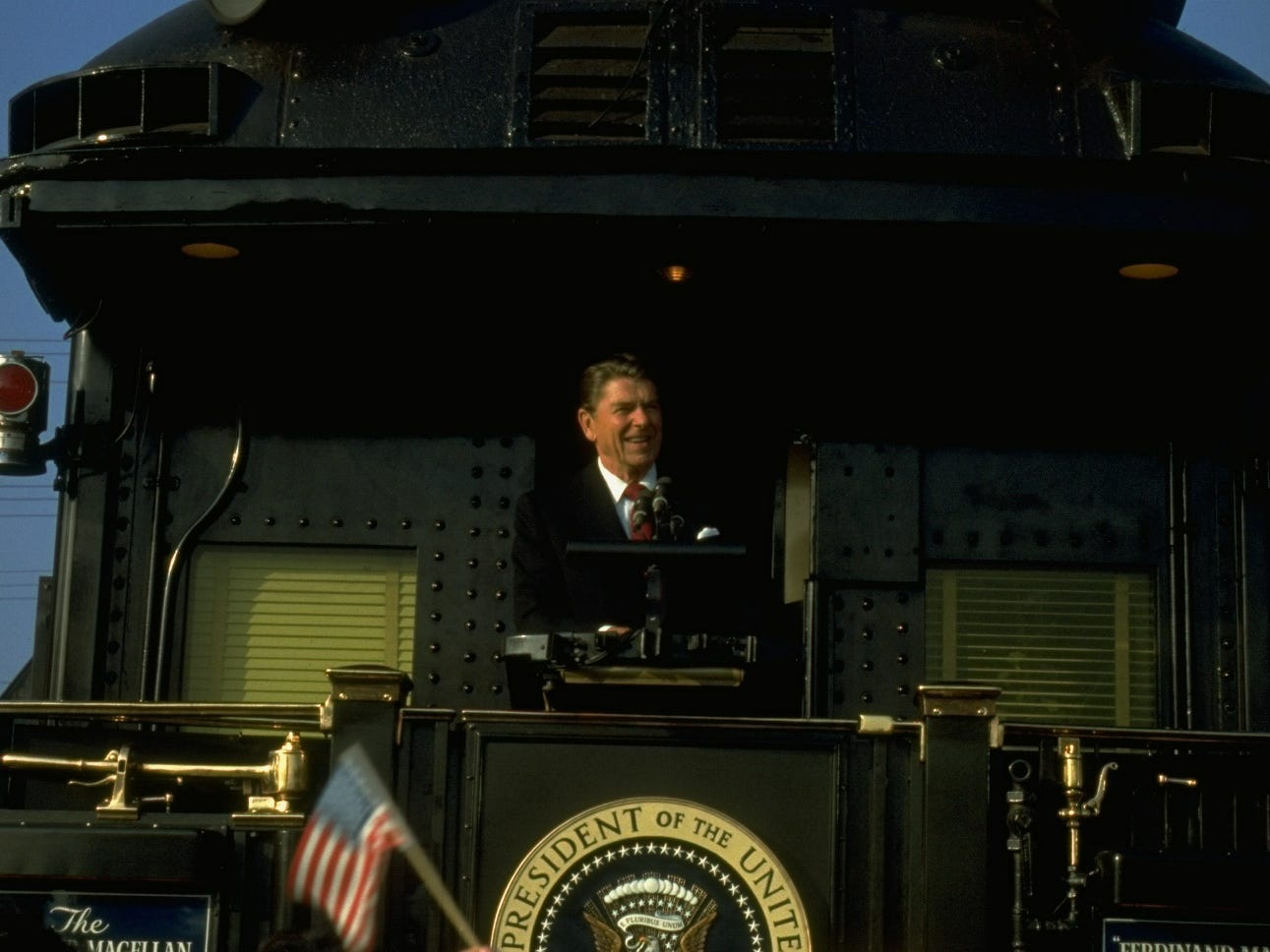 reagan presidential train car
