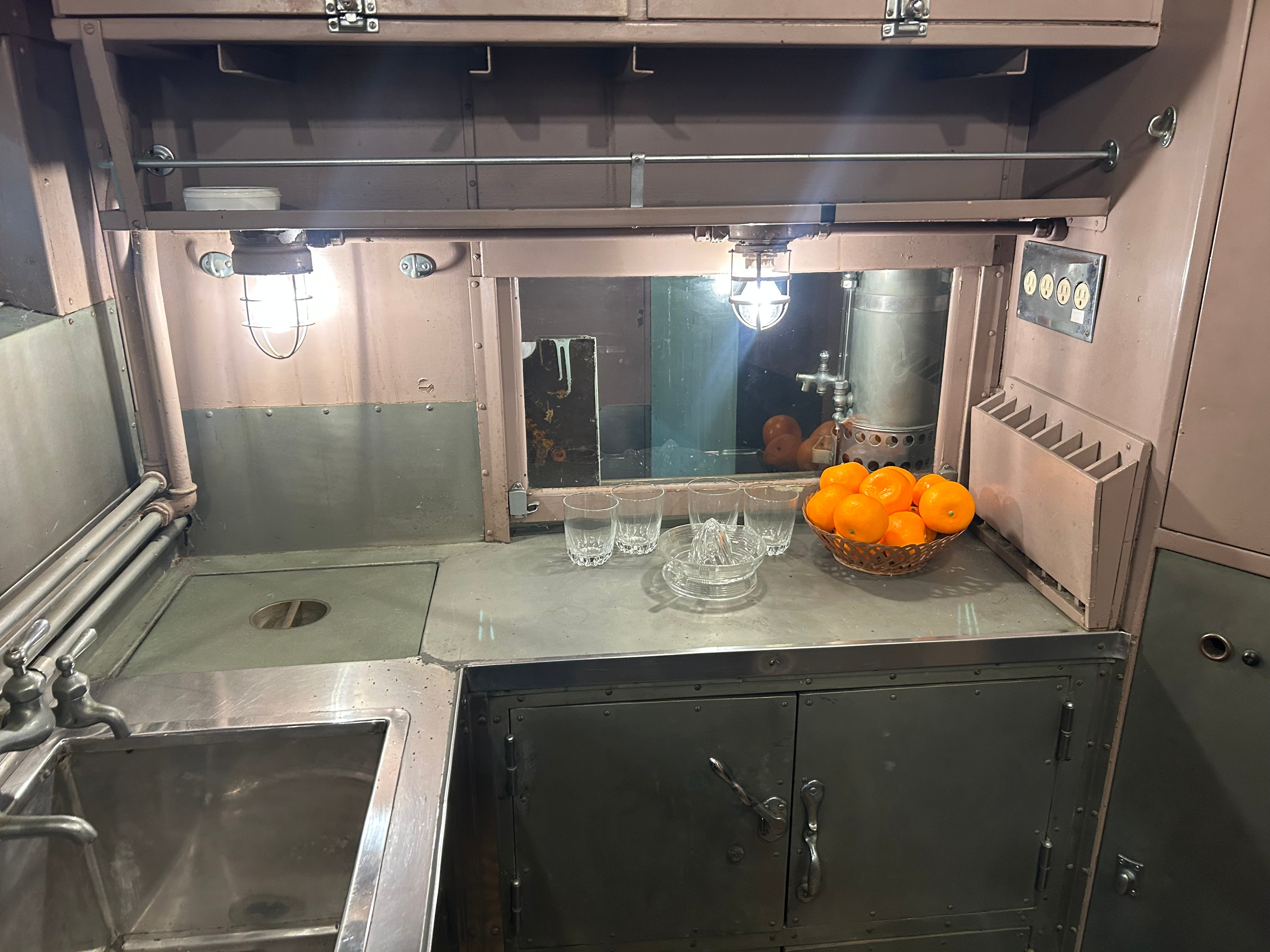pantry presidential train car
