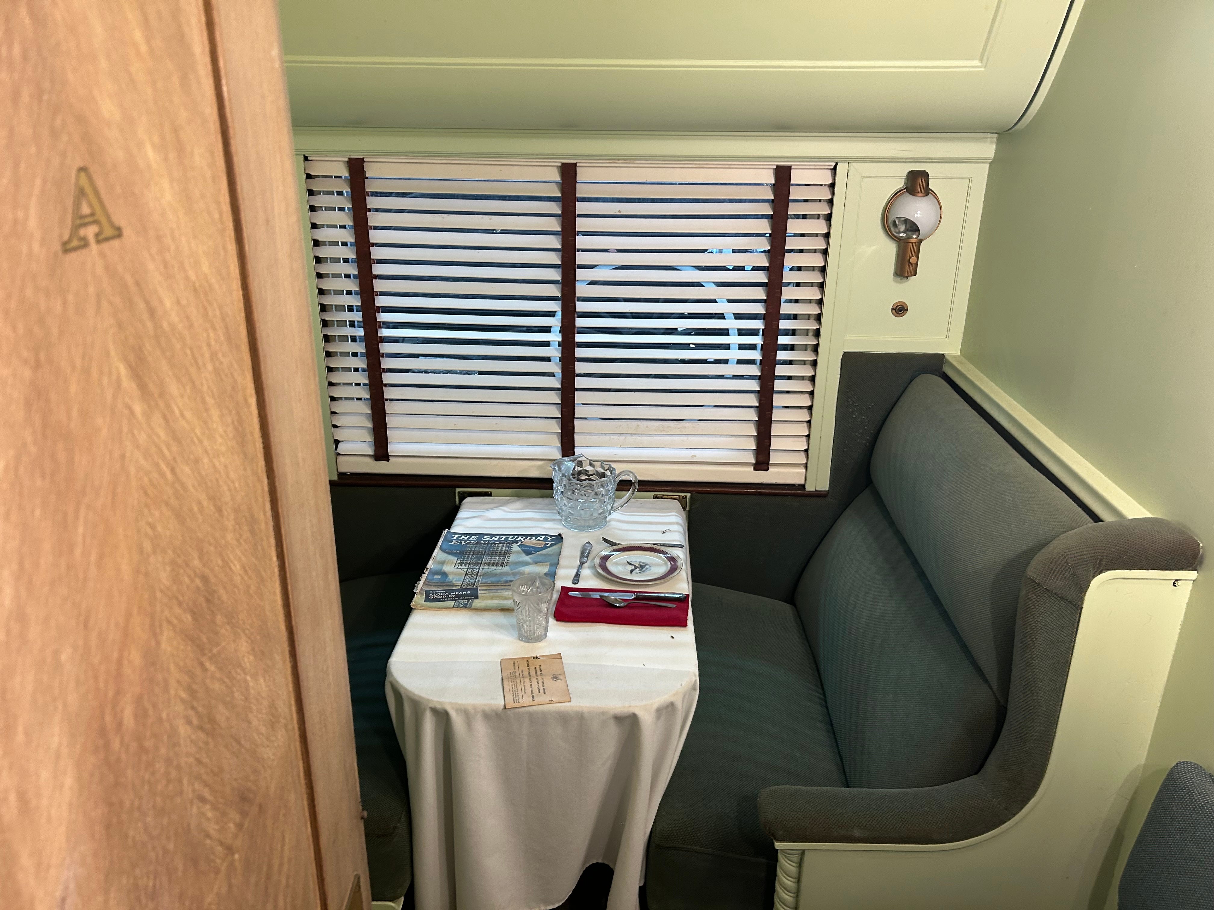 stateroom in presidential train car