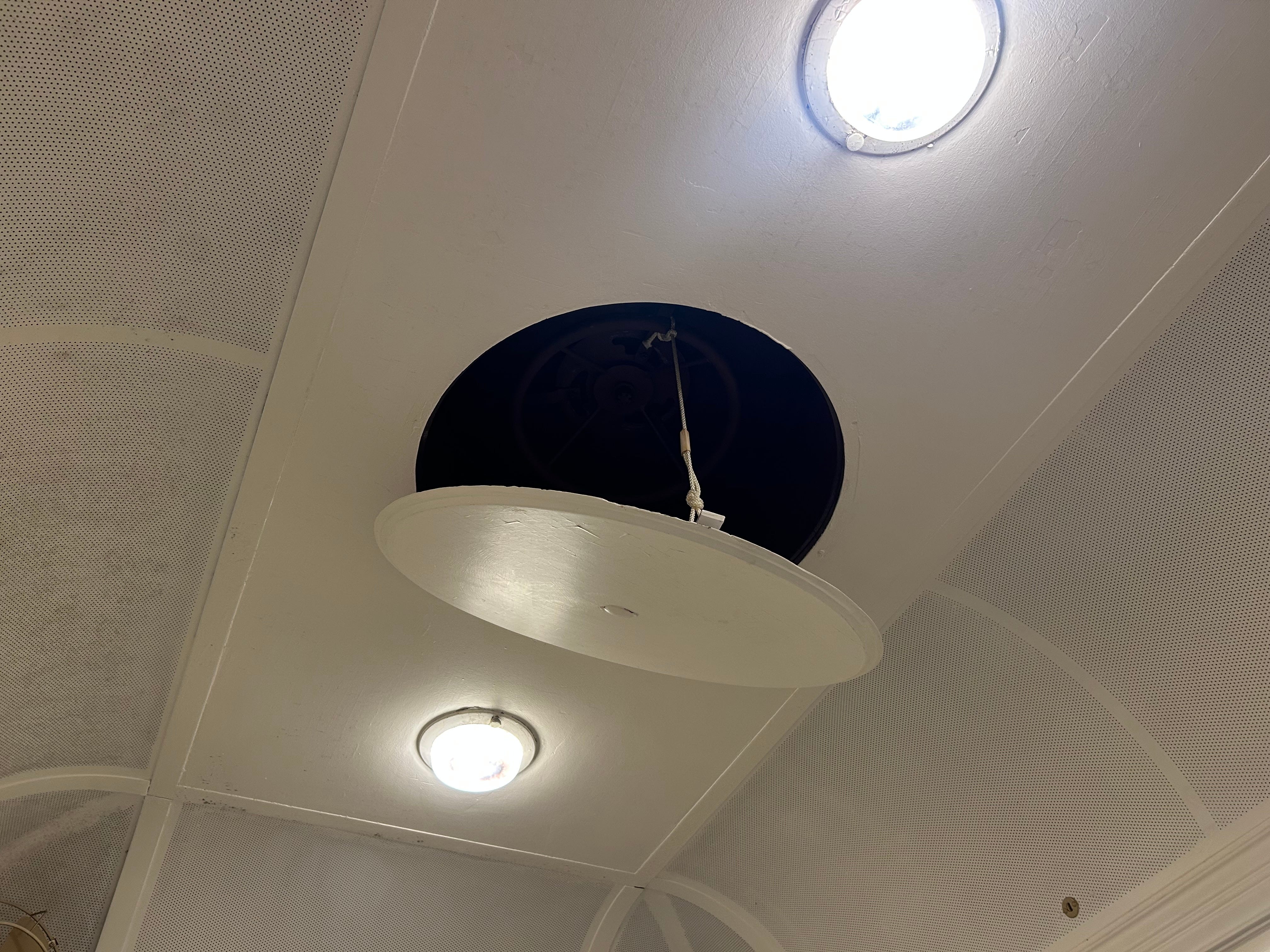 escape hatch on presidential train car