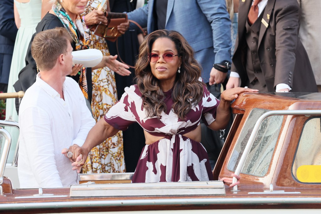 Oprah Winfrey in Italy in June 2025